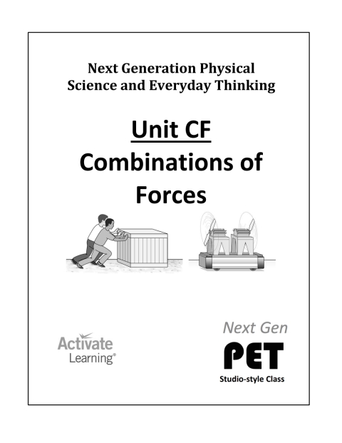 Cover image for book Next Gen PET, Unit CF: Combinations of Forces (studio style)