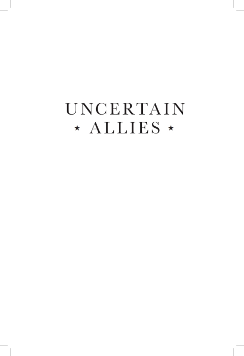 Cover image for book Uncertain Allies