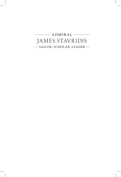 Cover image for book Admiral James Stavridis