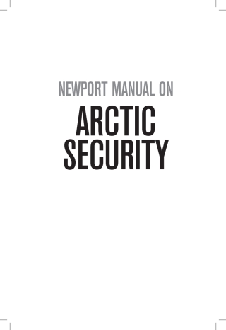 Newport Manual on Arctic Security