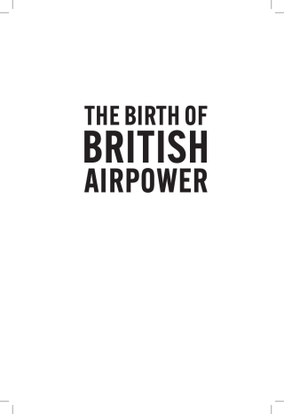 The Birth of British Airpower