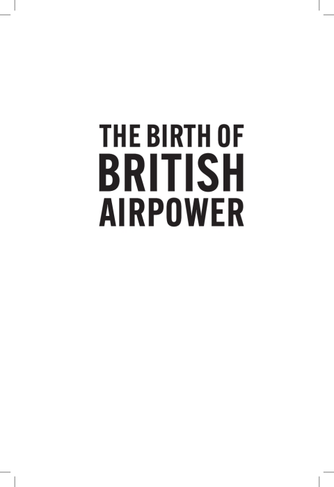Cover image for book The Birth of British Airpower