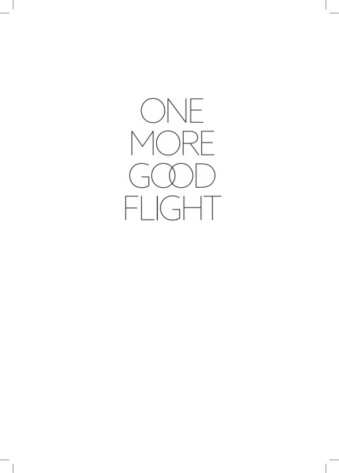 Cover image for book One More Good Flight