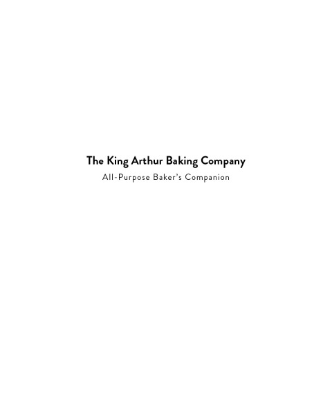 Cover image for book The King Arthur Baking Company's All-Purpose Baker's Companion (Revised and Updated)