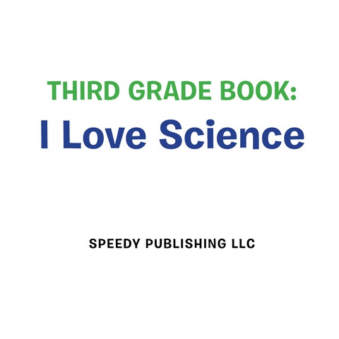 Cover image for book Third Grade Book: I Love Science