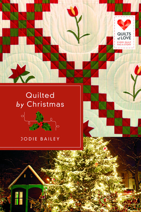 Cover image for book Quilted by Christmas