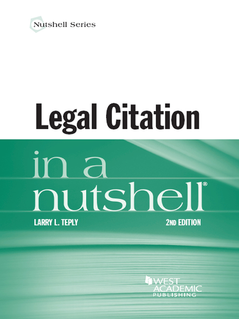 Cover image for book Teply's Legal Citation in a Nutshell