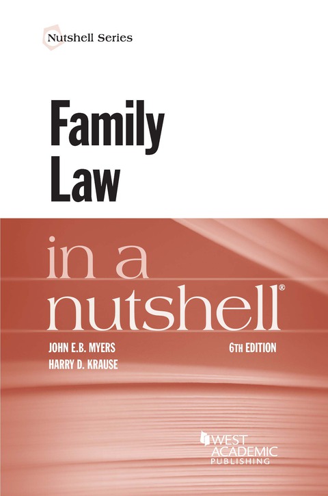 Cover image for book Myers and Krause's Family Law in a Nutshell