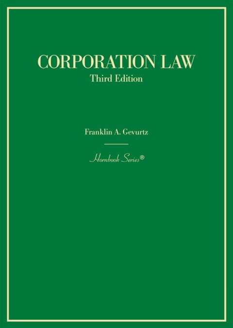 Cover image for book Gevurtz's Corporation Law