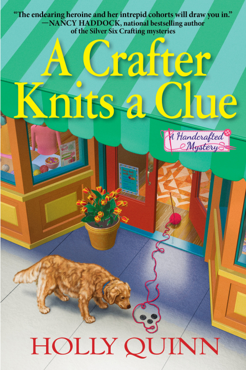 Cover image for book A Crafter Knits a Clue