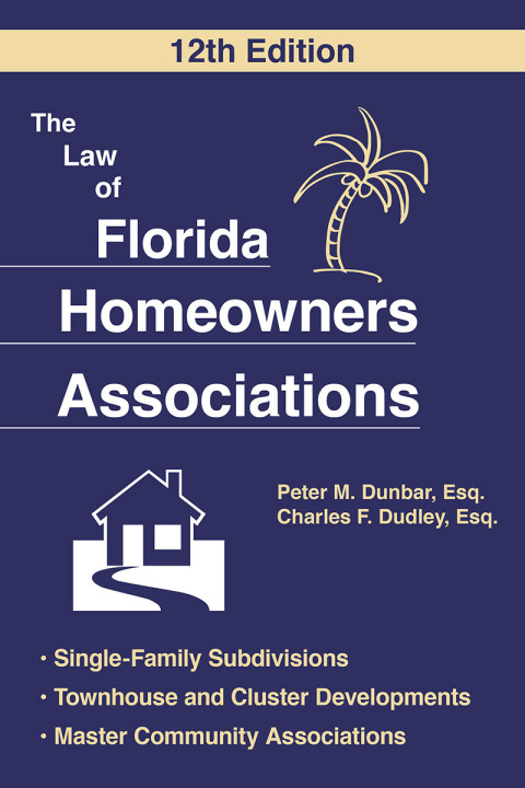 Cover image for book Law of Florida Homeowners Association