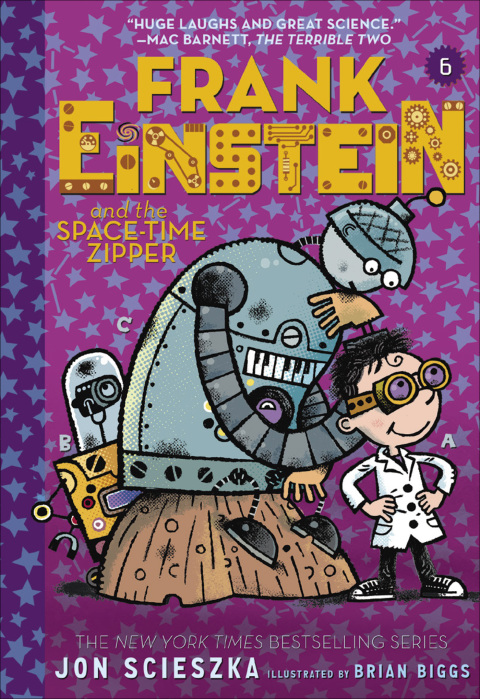 Cover image for book Frank Einstein and the Space-Time Zipper (Frank Einstein series #6)