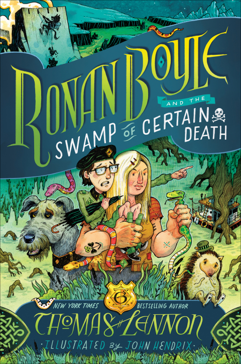 Cover image for book Ronan Boyle and the Swamp of Certain Death (Ronan Boyle #2)