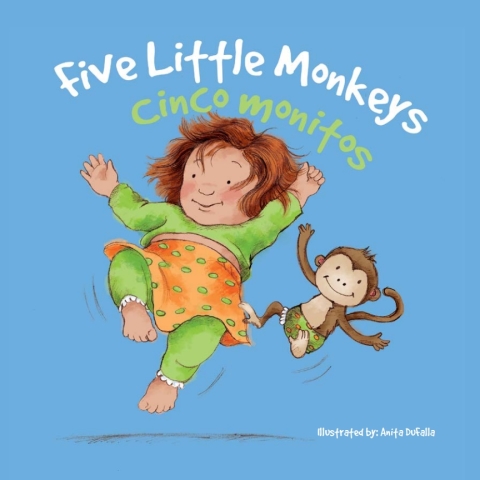 Cover image for book Cinco monitos