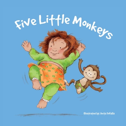 Cover image for book Five Little Monkeys