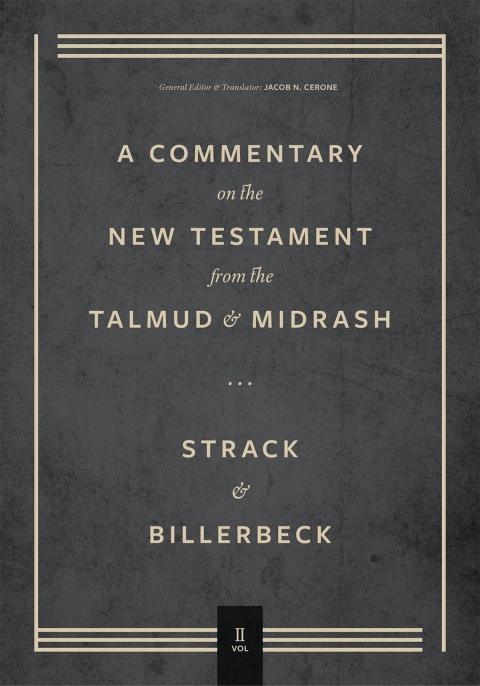 Cover image for book Commentary on the New Testament from the Talmud and Midrash