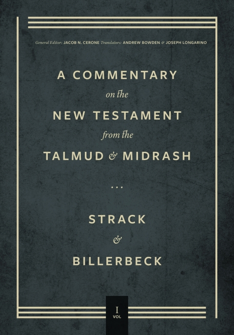 Cover image for book Commentary on the New Testament from the Talmud and Midrash
