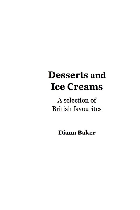 Cover image for book Desserts and Ice Creams