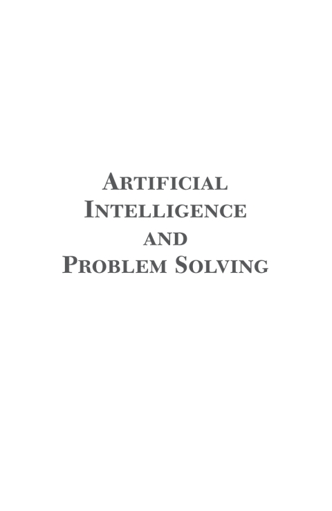 Cover image for book Artificial Intelligence and Problem Solving