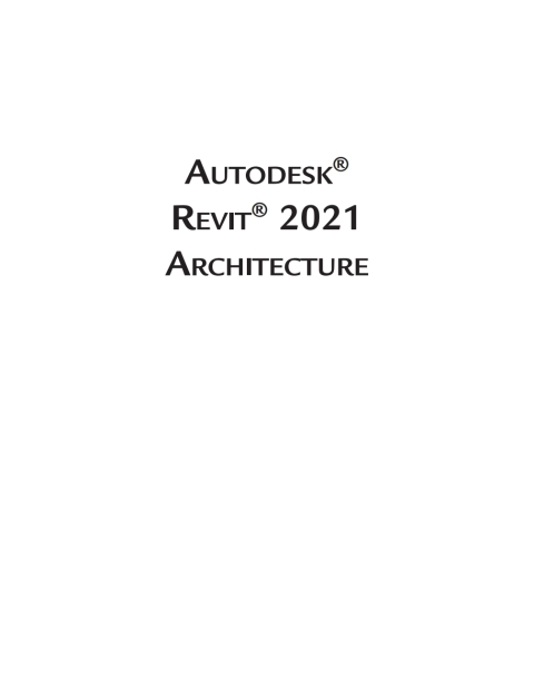 Cover image for book AutoDesk Revit 2021 Architecture