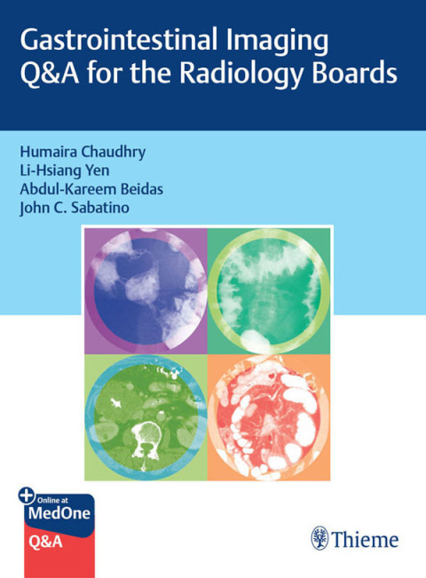 Cover image for book Gastrointestinal Imaging Q&A for the Radiology Boards