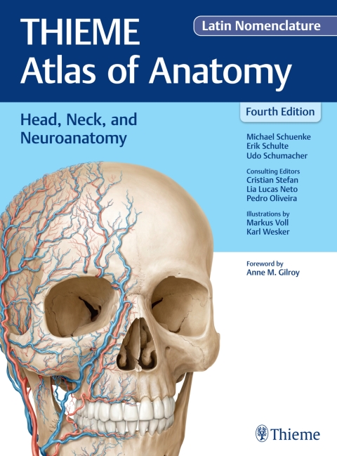 Cover image for book Head, Neck, and Neuroanatomy (THIEME Atlas of Anatomy), Latin Nomenclature