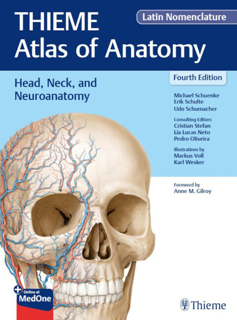 Cover image for book Head, Neck, and Neuroanatomy (THIEME Atlas of Anatomy), Latin Nomenclature