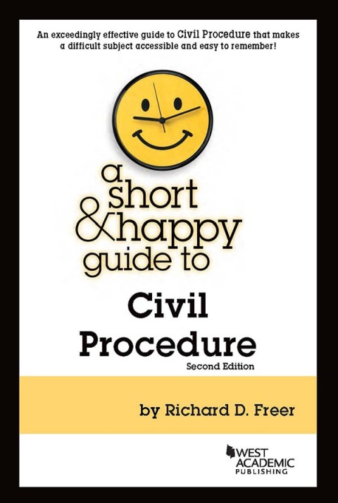 Cover image for book Freer's A Short & Happy Guide to Civil Procedure