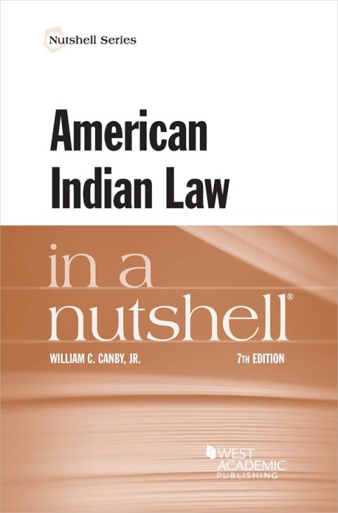 Cover image for book Canby's American Indian Law in a Nutshell