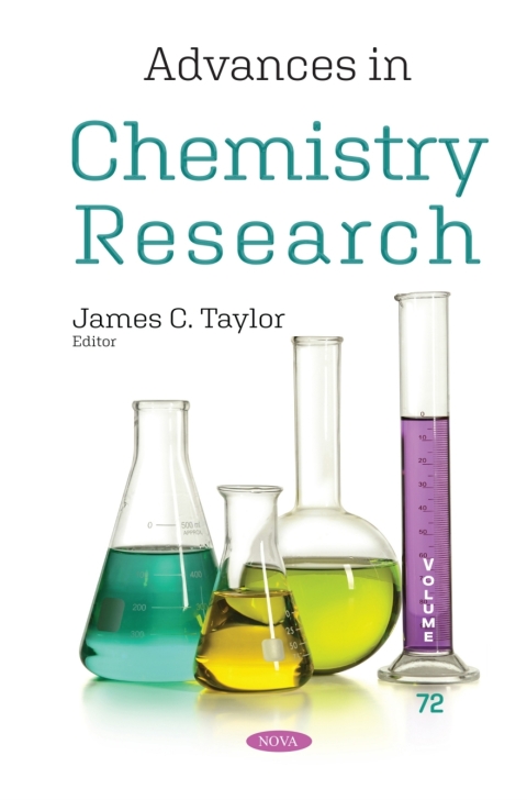 Cover image for book Advances in Chemistry Research. Volume 72