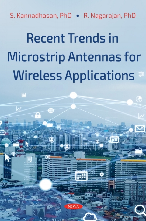 Cover image for book Recent Trends in Microstrip Antennas for Wireless Applications
