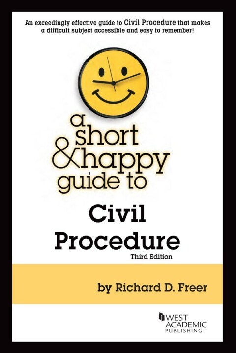 Cover image for book Freer's A Short & Happy Guide to Civil Procedure