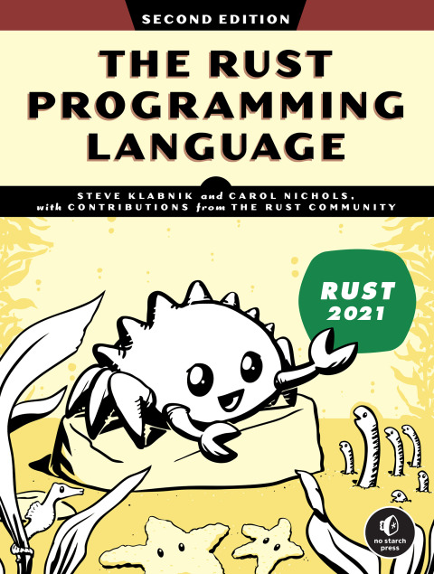 Cover image for book The Rust Programming Language