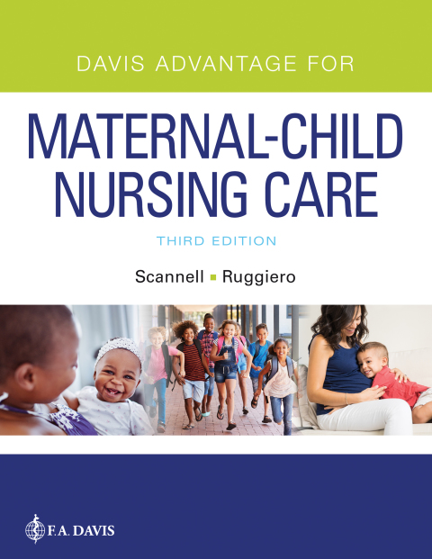 Cover image for book Davis Advantage for Maternal-Child Nursing Care