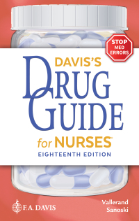 Cover image: Davis's Drug Guide for Nurses 18th edition 9781719646406