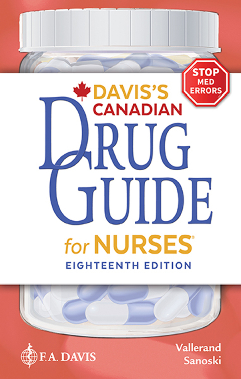 Cover image for book Davis's Canadian Drug Guide for Nurses