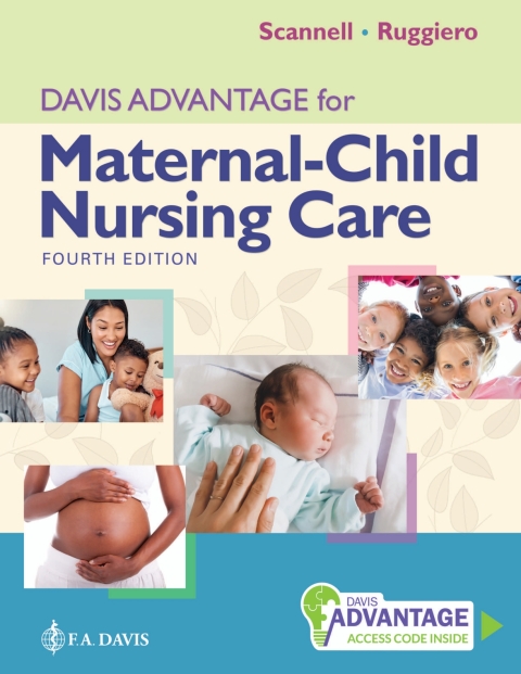 Cover image for book Davis Advantage for Maternal-Child Nursing Care