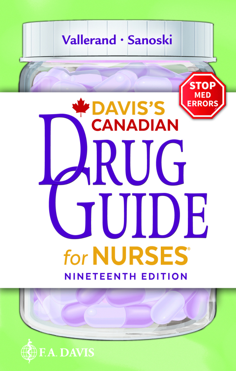 Cover image for book Davis's Canadian Drug Guide for Nurses