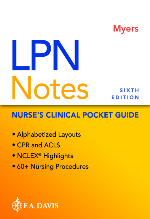 Lpn Notes:Nurse's Clinical Pocket Guide