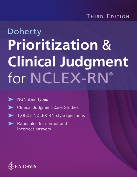 Cover image for book Prioritization & Clinical Judgment for the Next Generation NCLEX-RN®