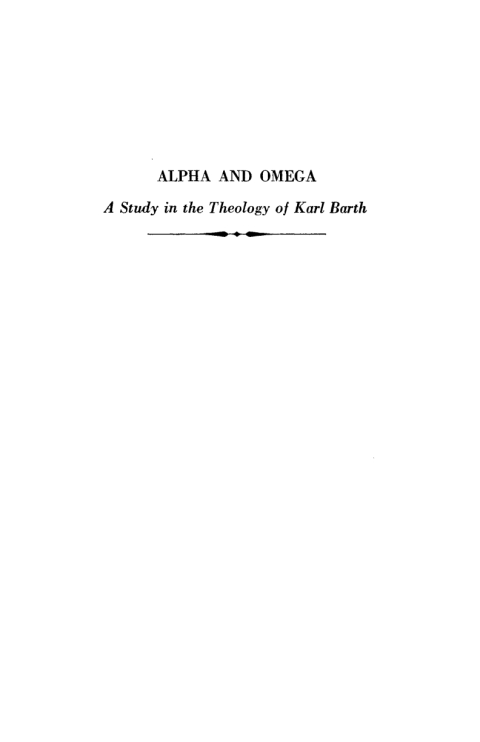 Cover image for book Alpha and Omega