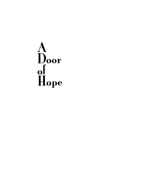Cover image for book A Door of Hope