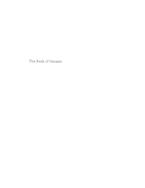 Cover image for book The Book of Genesis