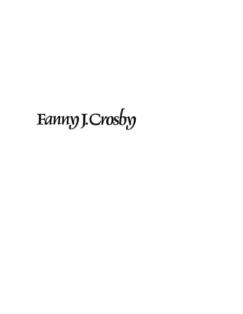 Cover image for book Fanny J. Crosby
