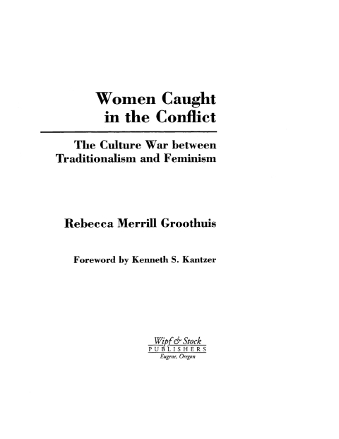 Cover image for book Women Caught in the Conflict
