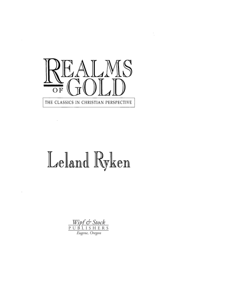 Cover image for book Realms of Gold