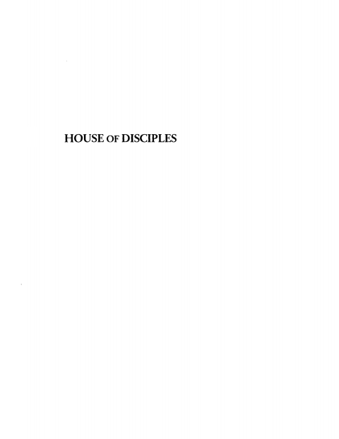 Cover image for book House of Disciples