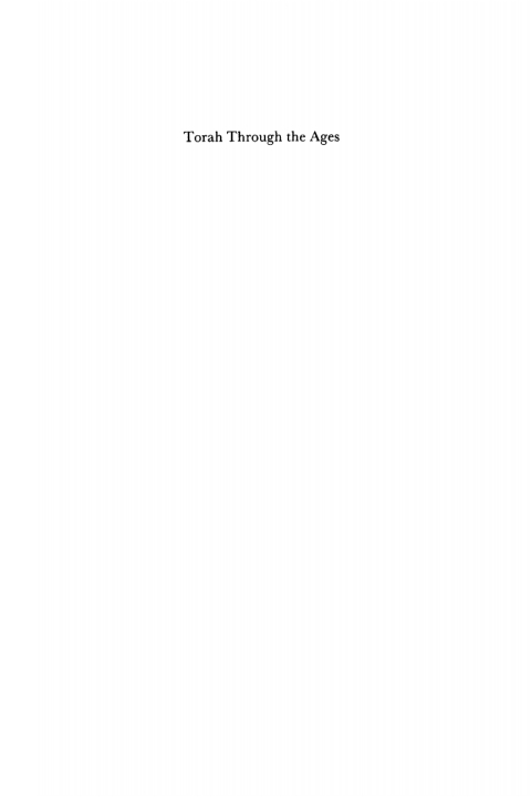 Cover image for book Torah Through the Ages