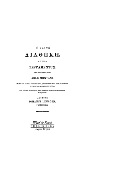 Cover image for book Greek-Latin Parallel New Testament