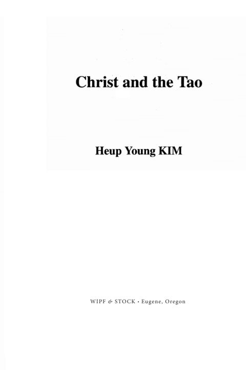 Cover image for book Christ and the Tao